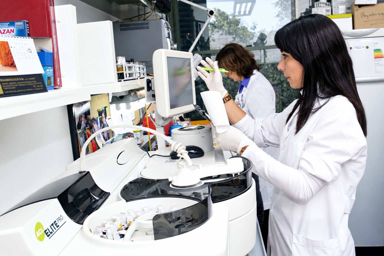 Procesamiento de muestras en el laboratorio